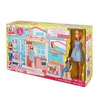 Портативний будинок Barbie з лялькою DVV48